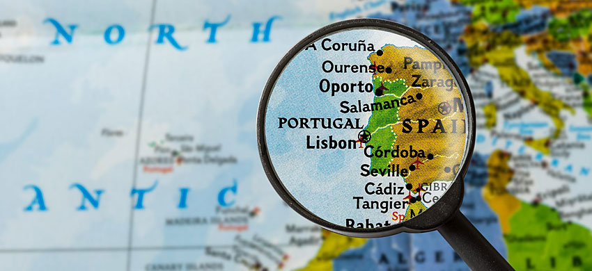 DEJAR HUELLA: PORTUGAL (INTRODUCCIÓN)  Portugal, Mapa portugal, Mapa de  españa